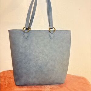 Chic Sky Blue Tote Bag